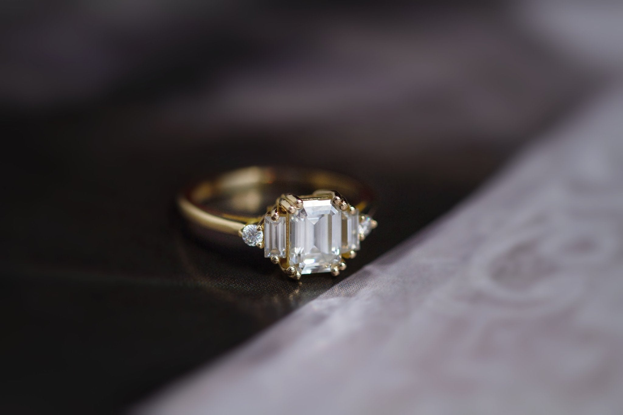 Evie Moissanite Ring - Eliise Maar Jewellery