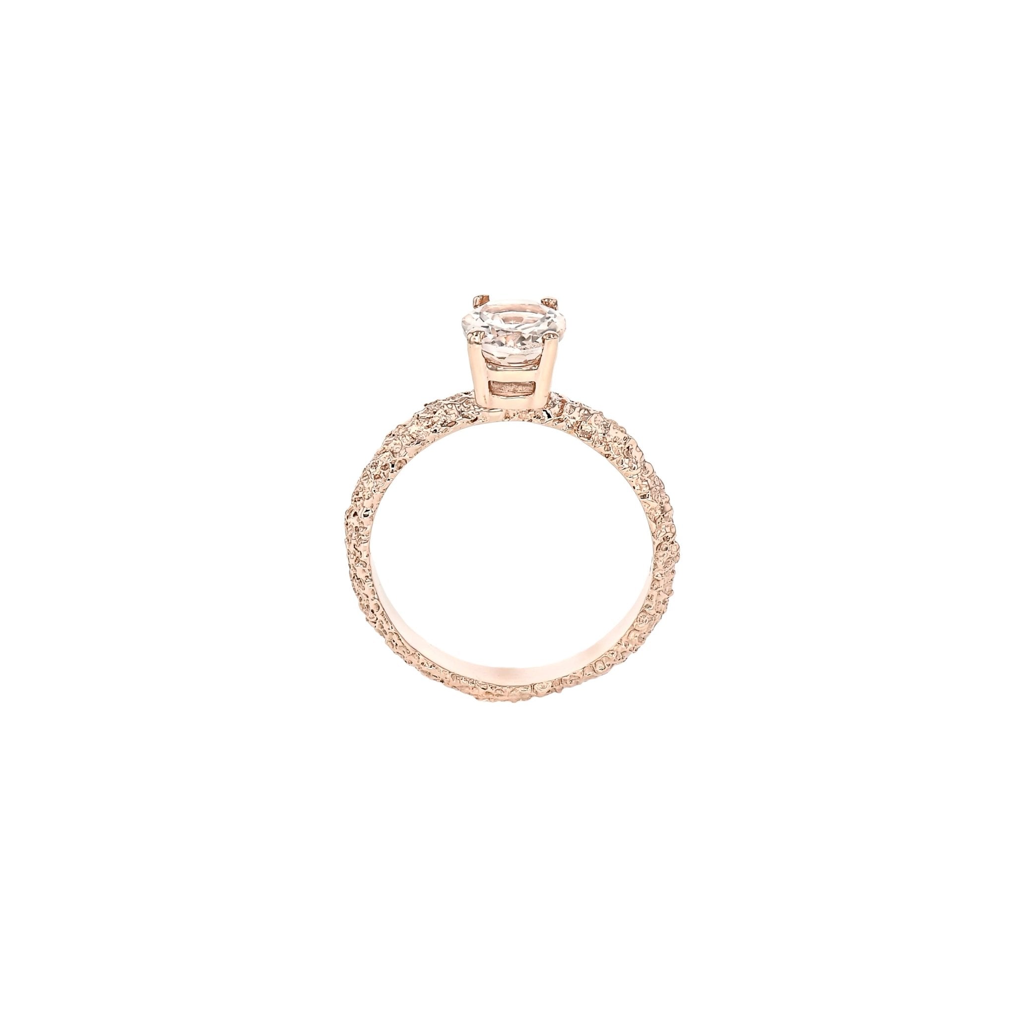 Fine Frost Morganite Rose Gold - Eliise Maar Jewellery