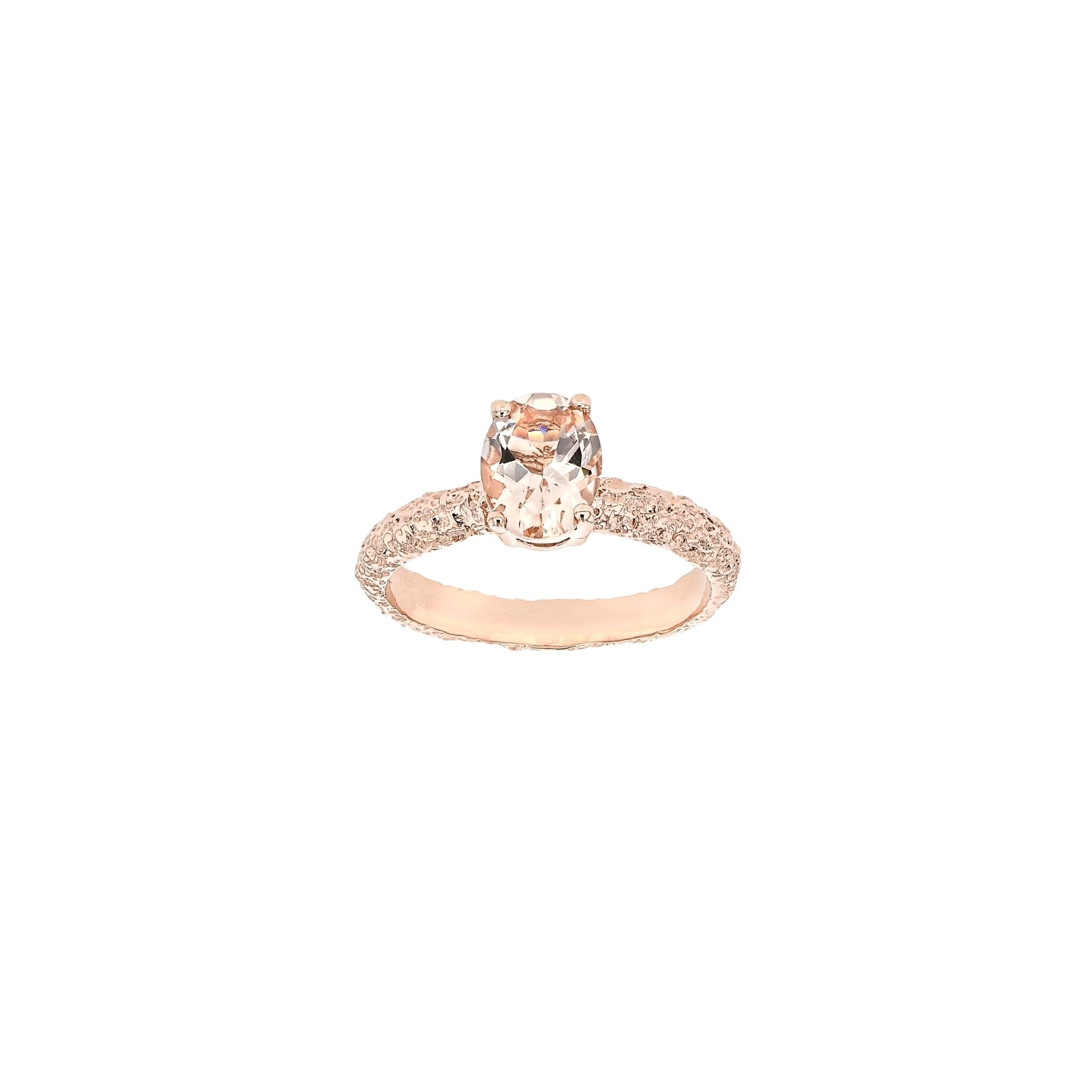 Fine Frost Morganite Rose Gold - Eliise Maar Jewellery