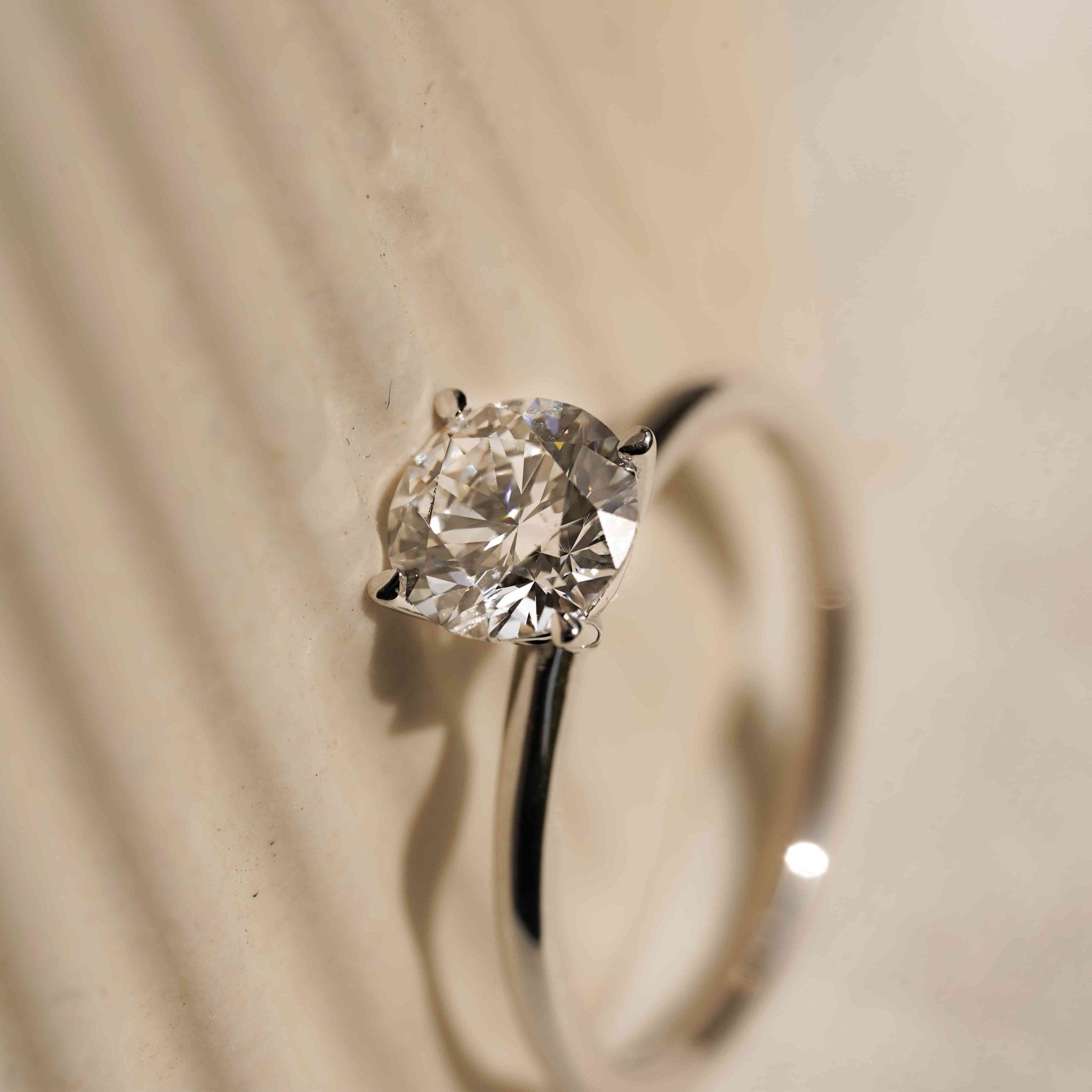 Harper Round Diamond Ring - Eliise Maar Jewellery