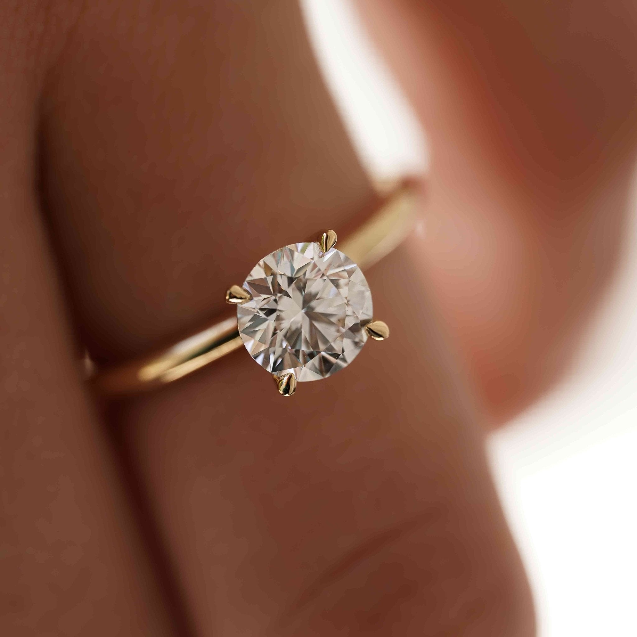 Harper Round Diamond Ring - Eliise Maar Jewellery