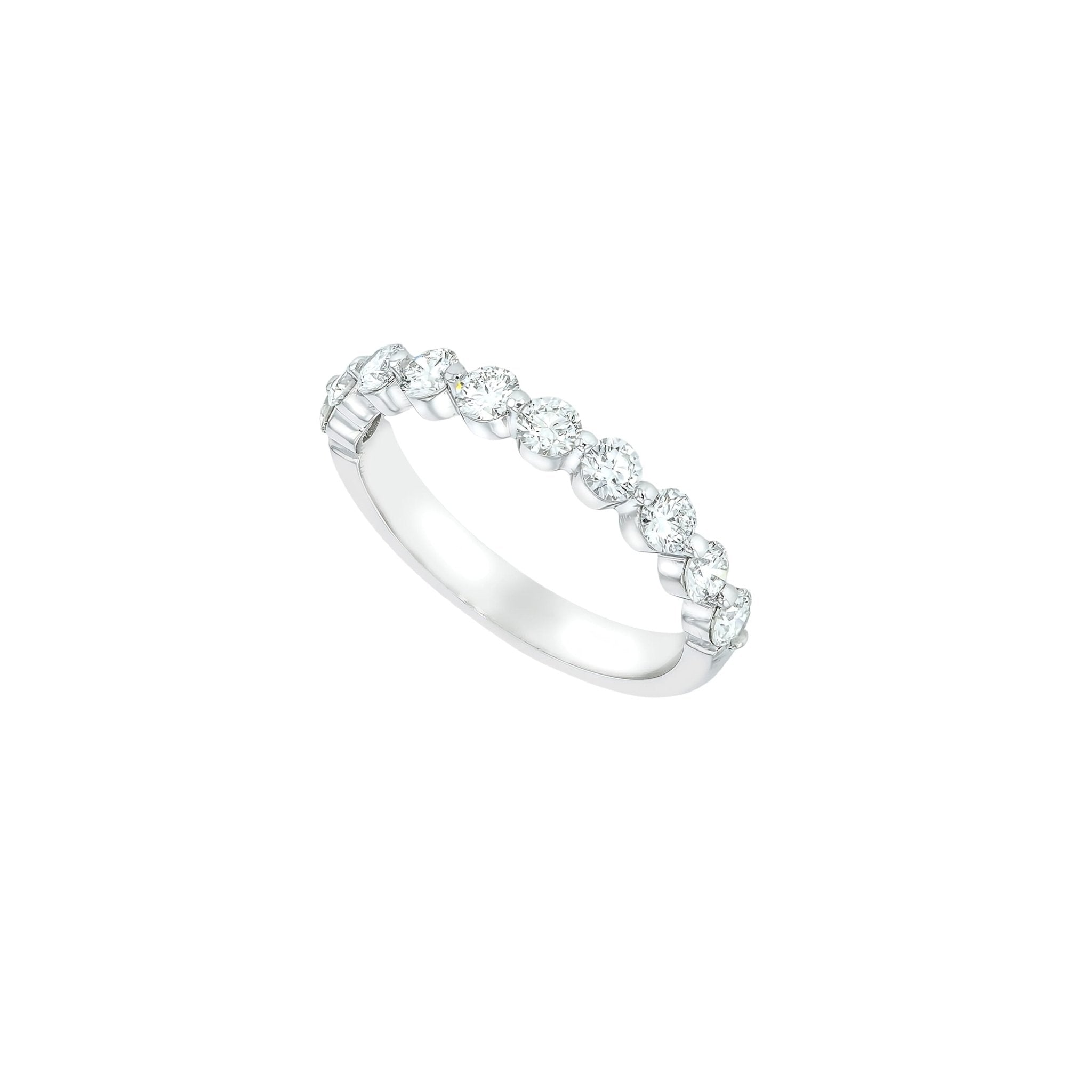 Josephine Luxe Diamond Band - 18K White Gold - Eliise Maar Jewellery