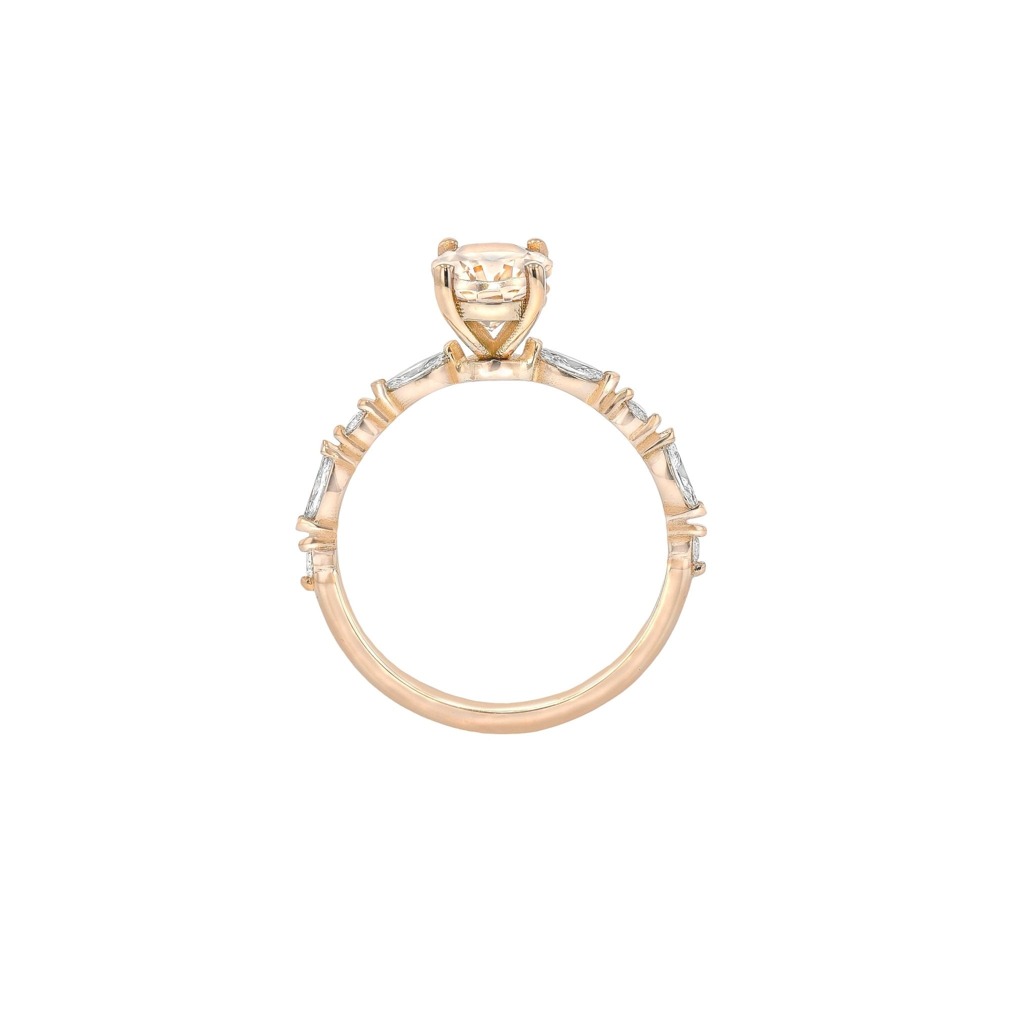 Kelly Ring Morganite - Eliise Maar Jewellery