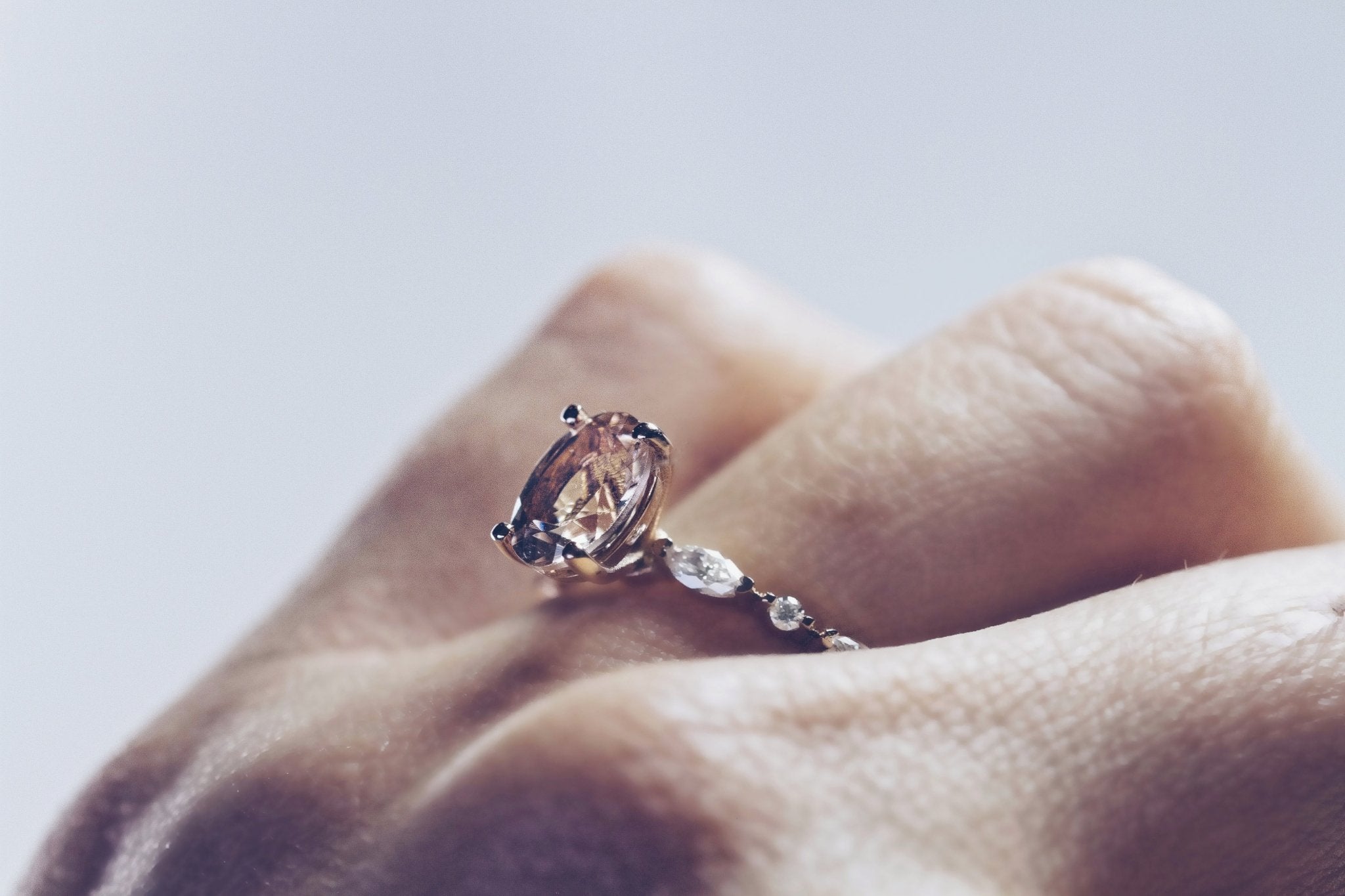 Kelly Ring Morganite - Eliise Maar Jewellery