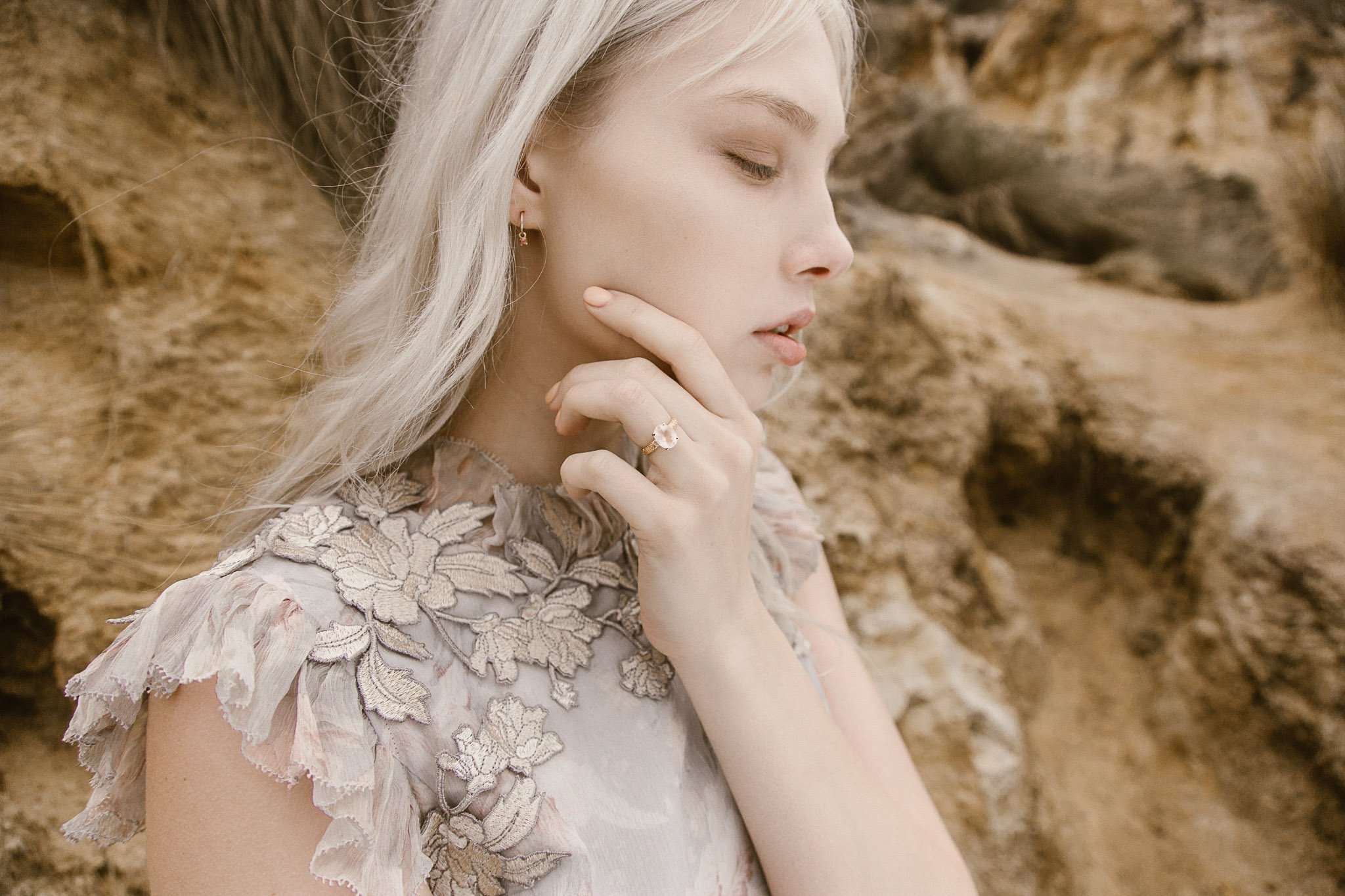 Lavish Frost Rose - Eliise Maar Jewellery