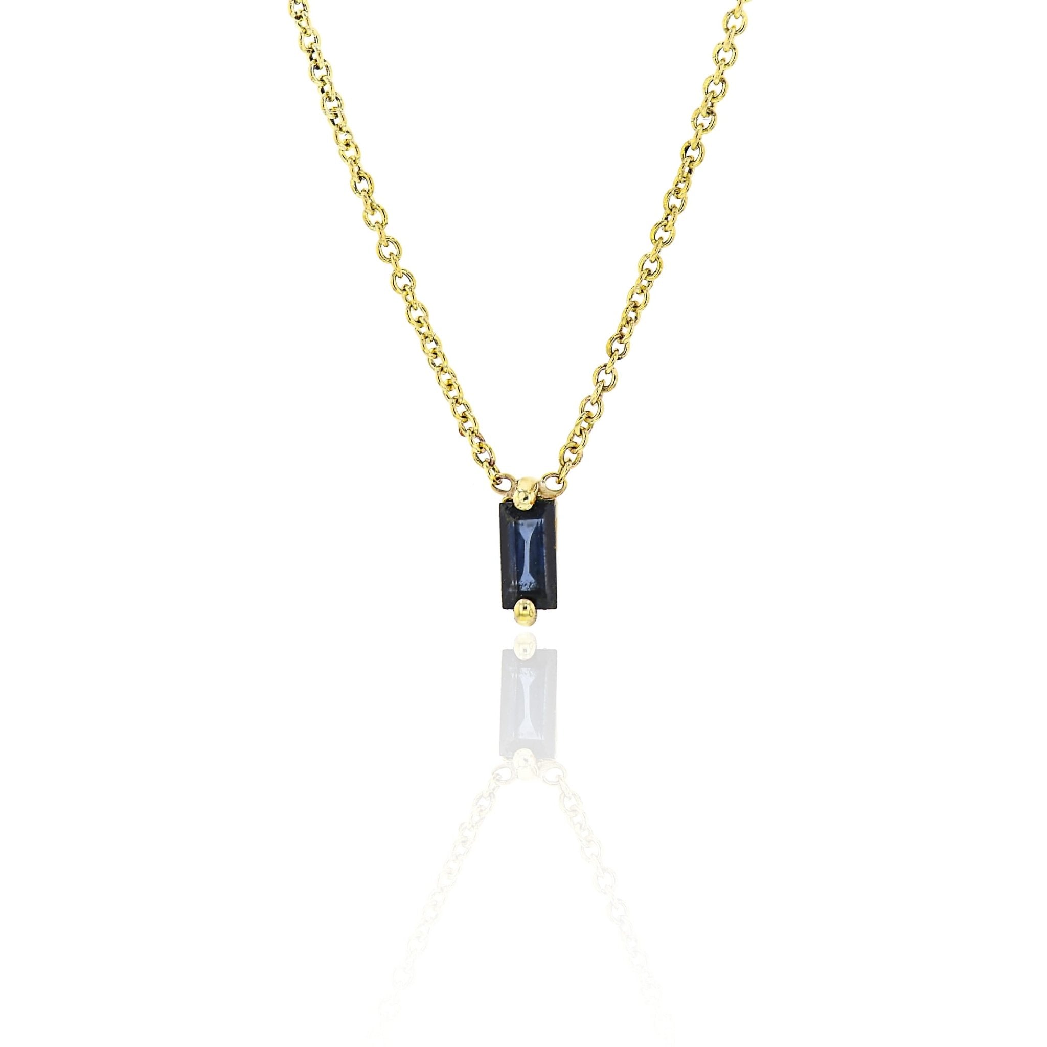 Lola Sapphire Necklace - Eliise Maar Jewellery