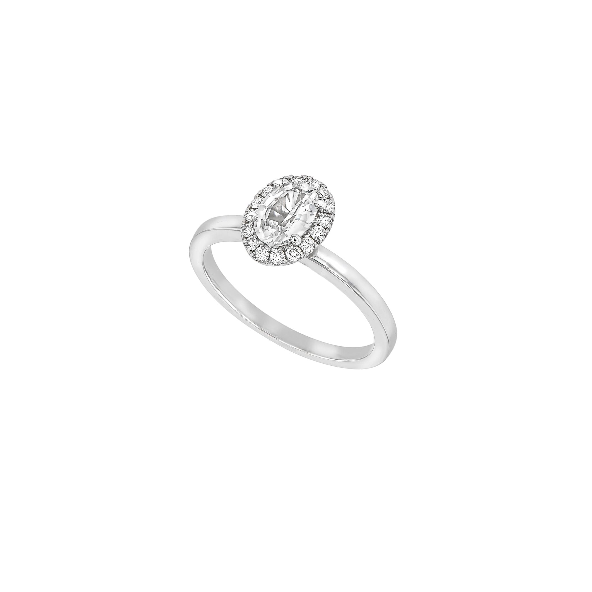 Mona Ring White Sapphire - Eliise Maar Jewellery