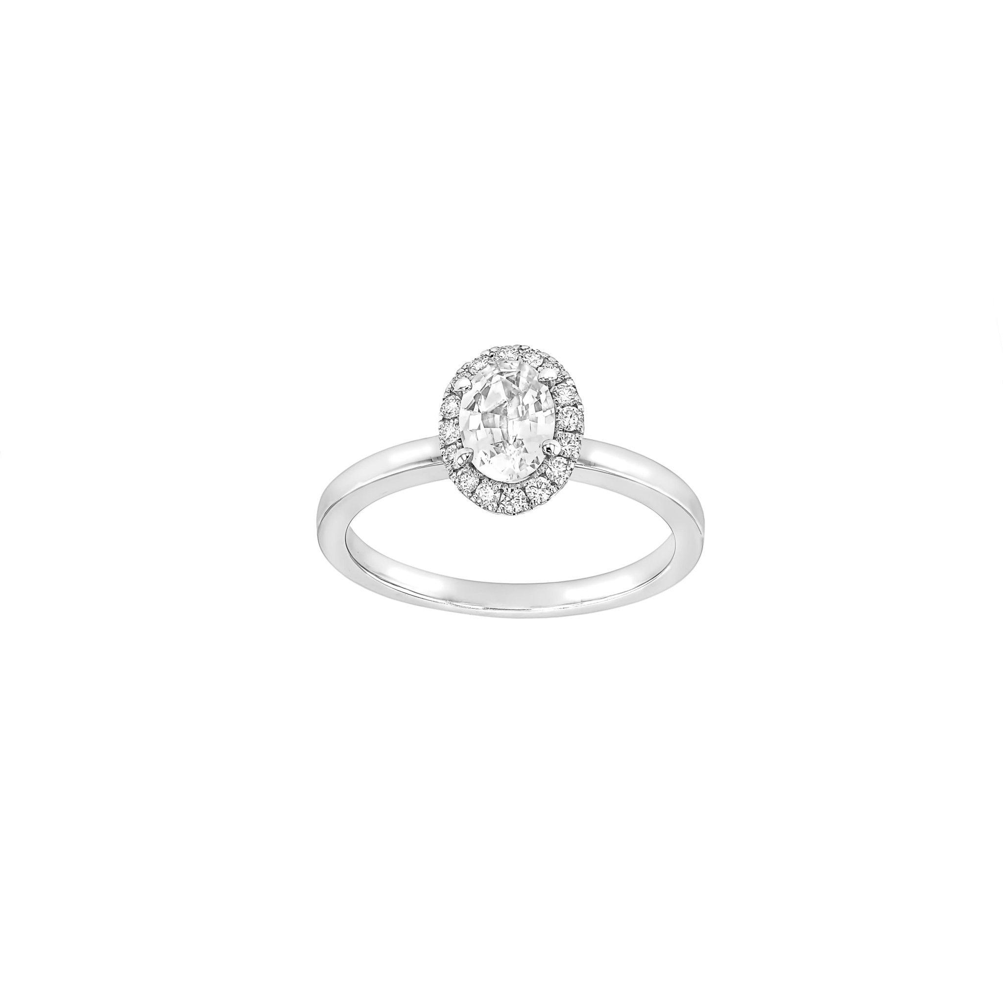 Mona Ring White Sapphire - Eliise Maar Jewellery