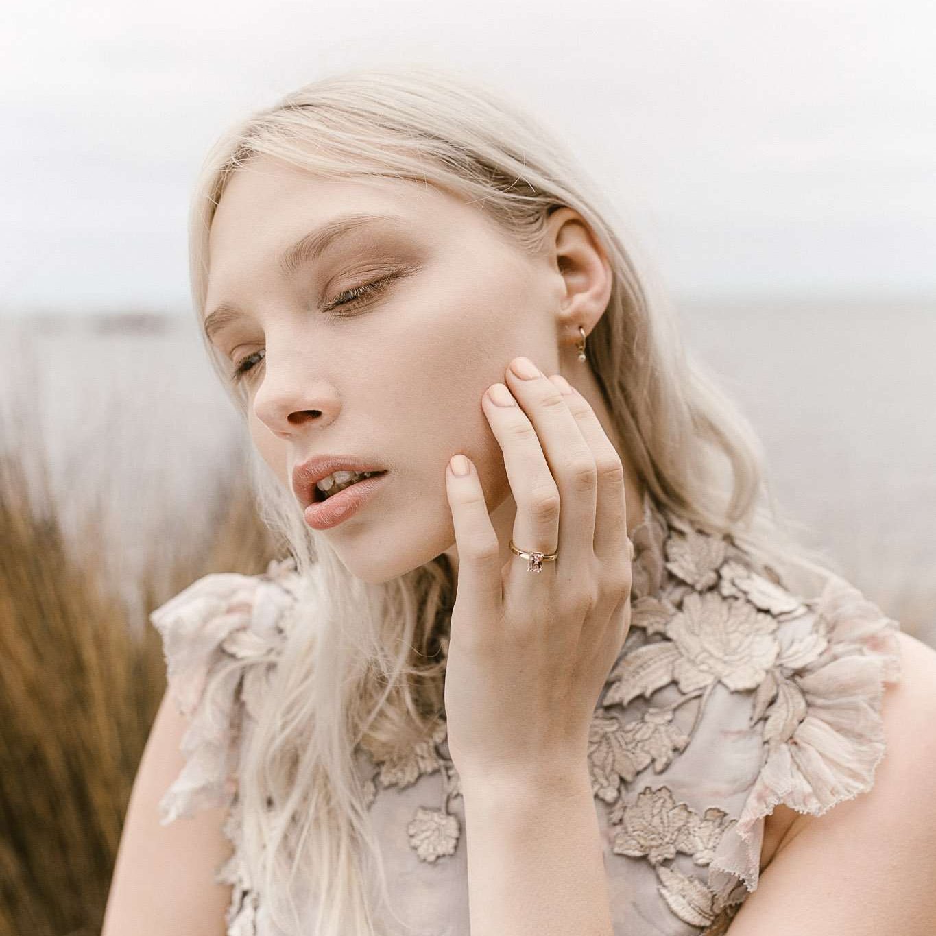 Pearl Sleeper Earrings - Eliise Maar Jewellery