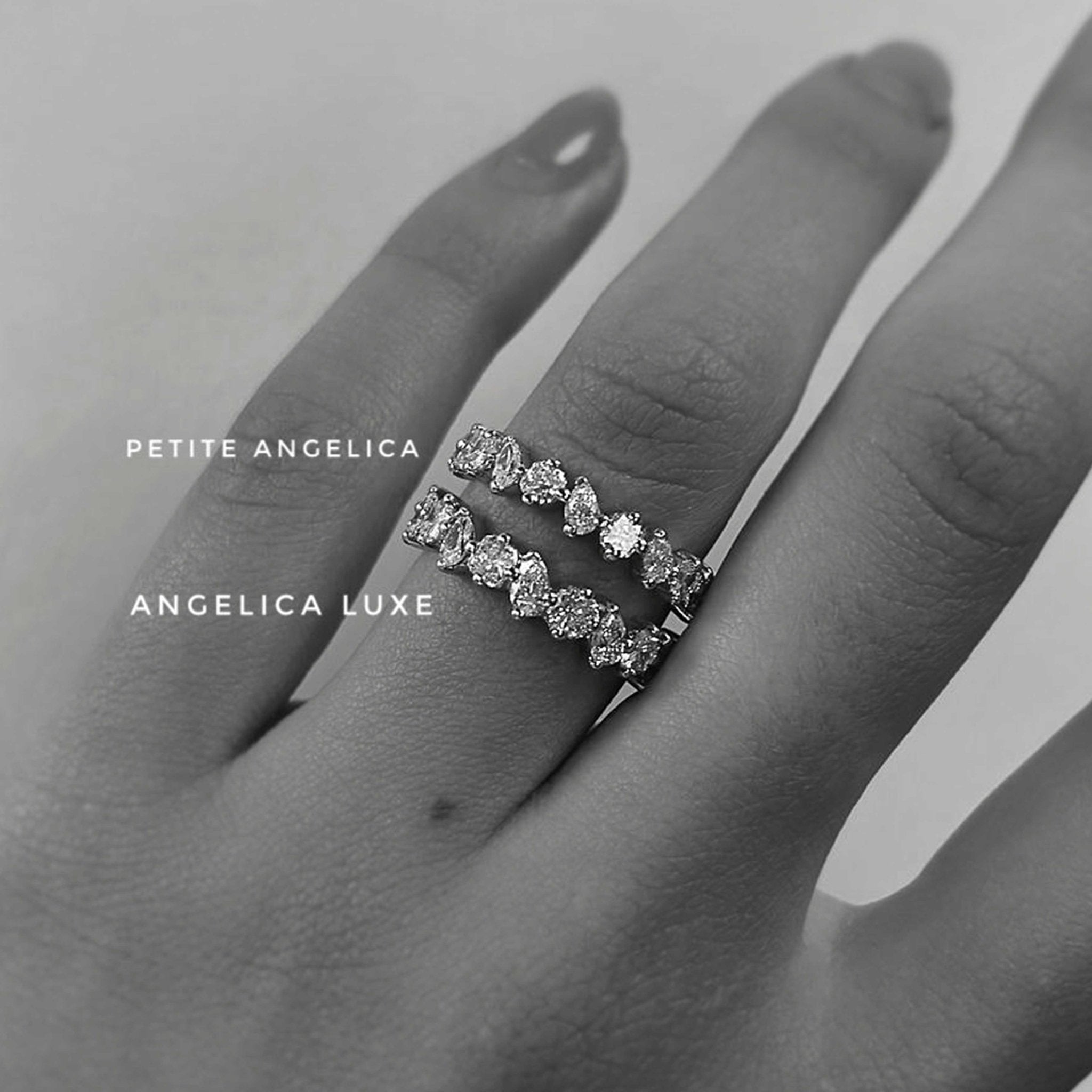 Petite Angelica Diamond Band - Eliise Maar Jewellery