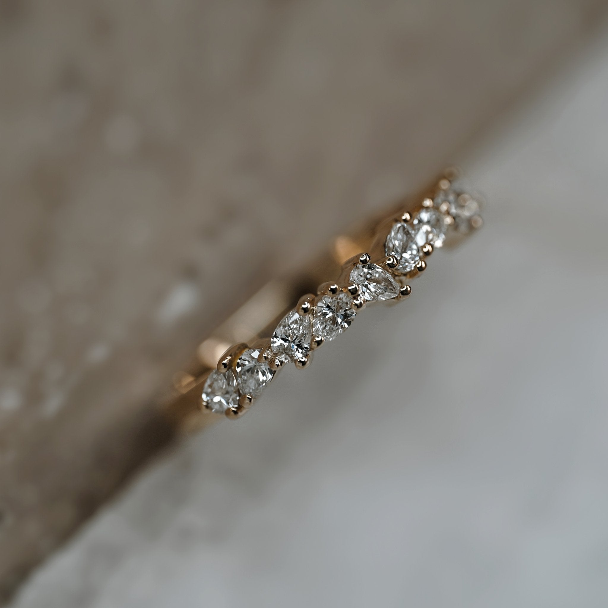 Petite Genevieve Diamond Band - Eliise Maar Jewellery