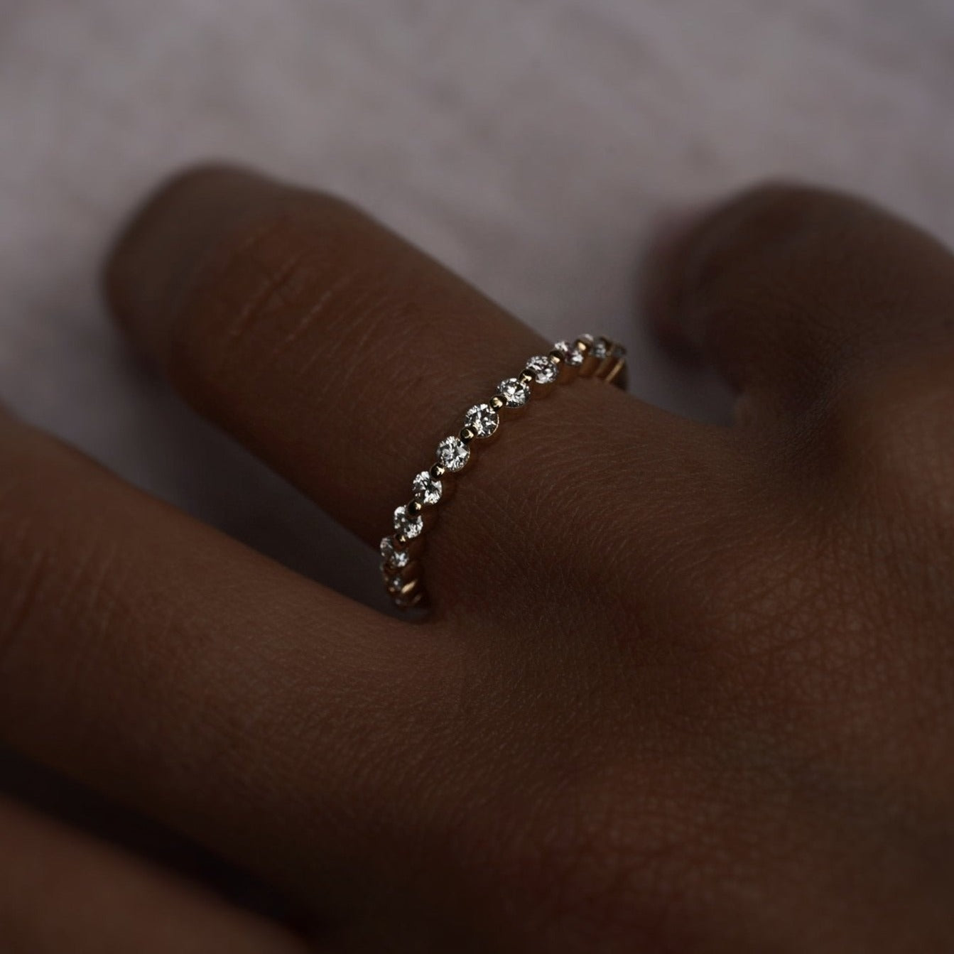 Petite Josephine Diamond Band - Eliise Maar Jewellery