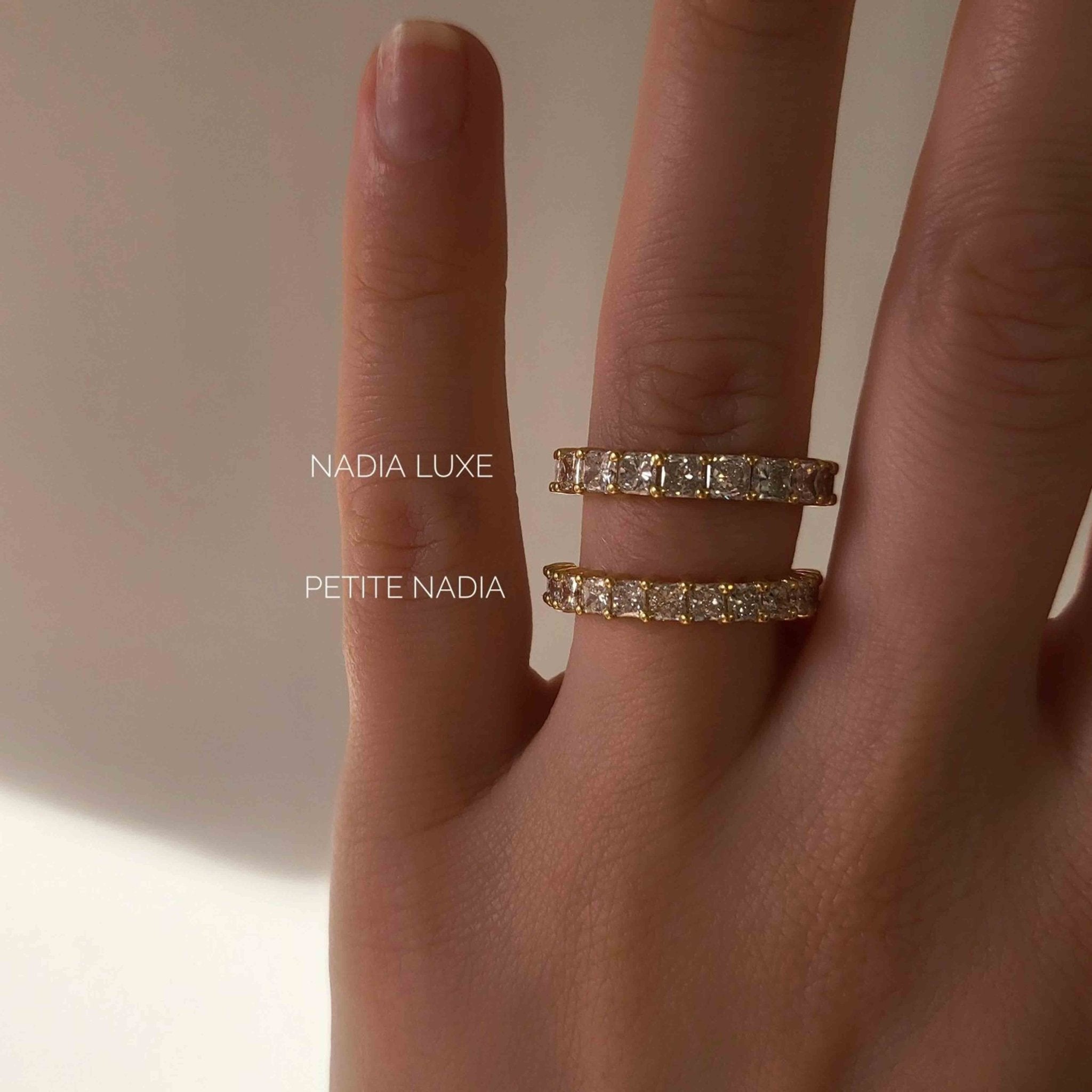 Petite Nadia Diamond Band - Eliise Maar Jewellery