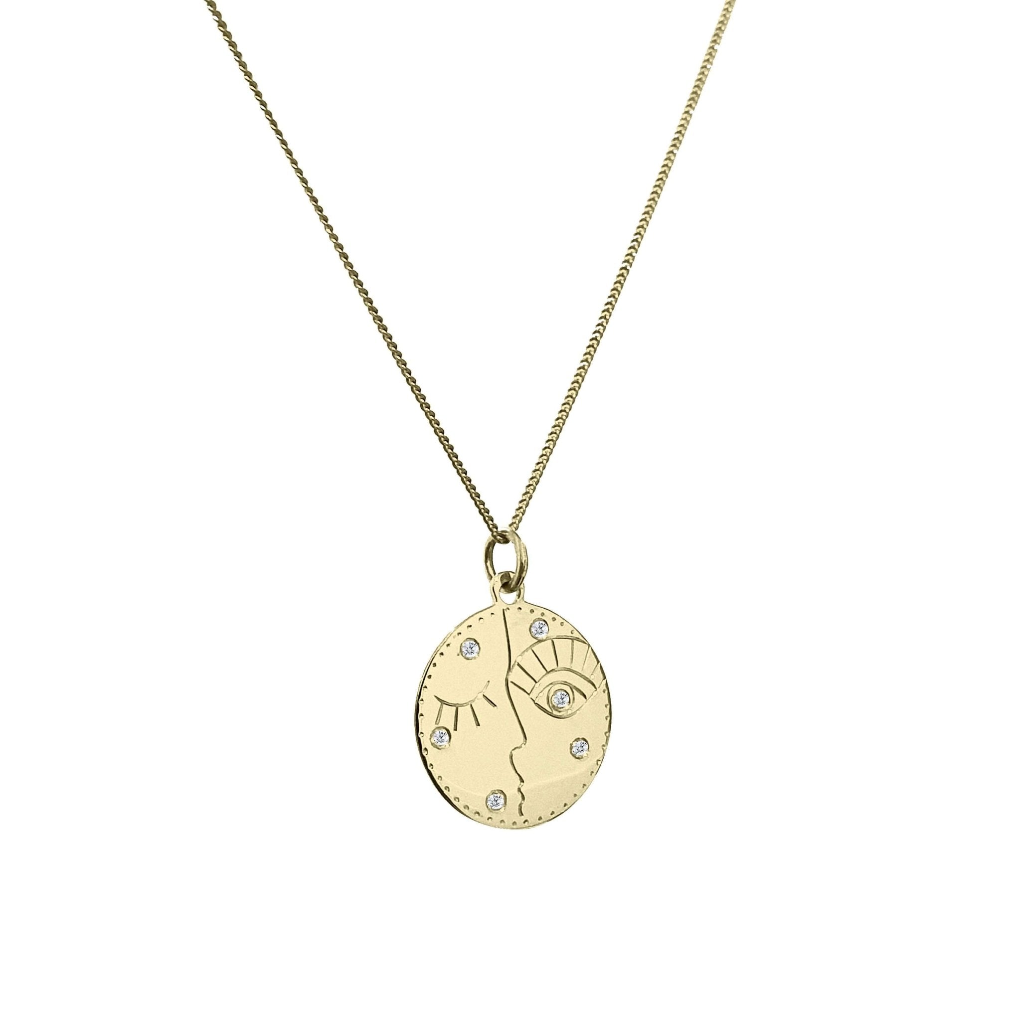 The Storytellers Pendant Gold - Eliise Maar Jewellery