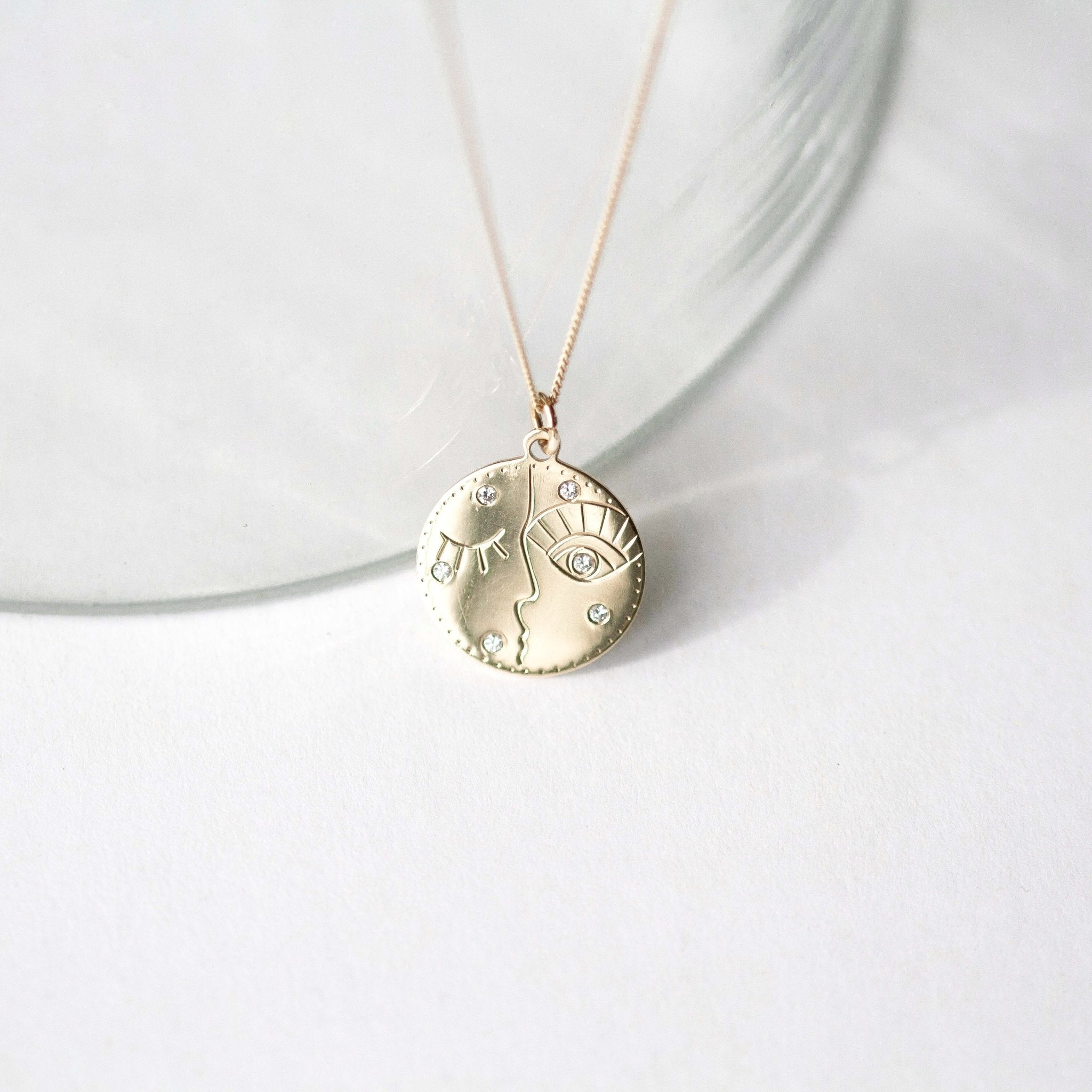 The Storytellers Pendant Gold - Eliise Maar Jewellery